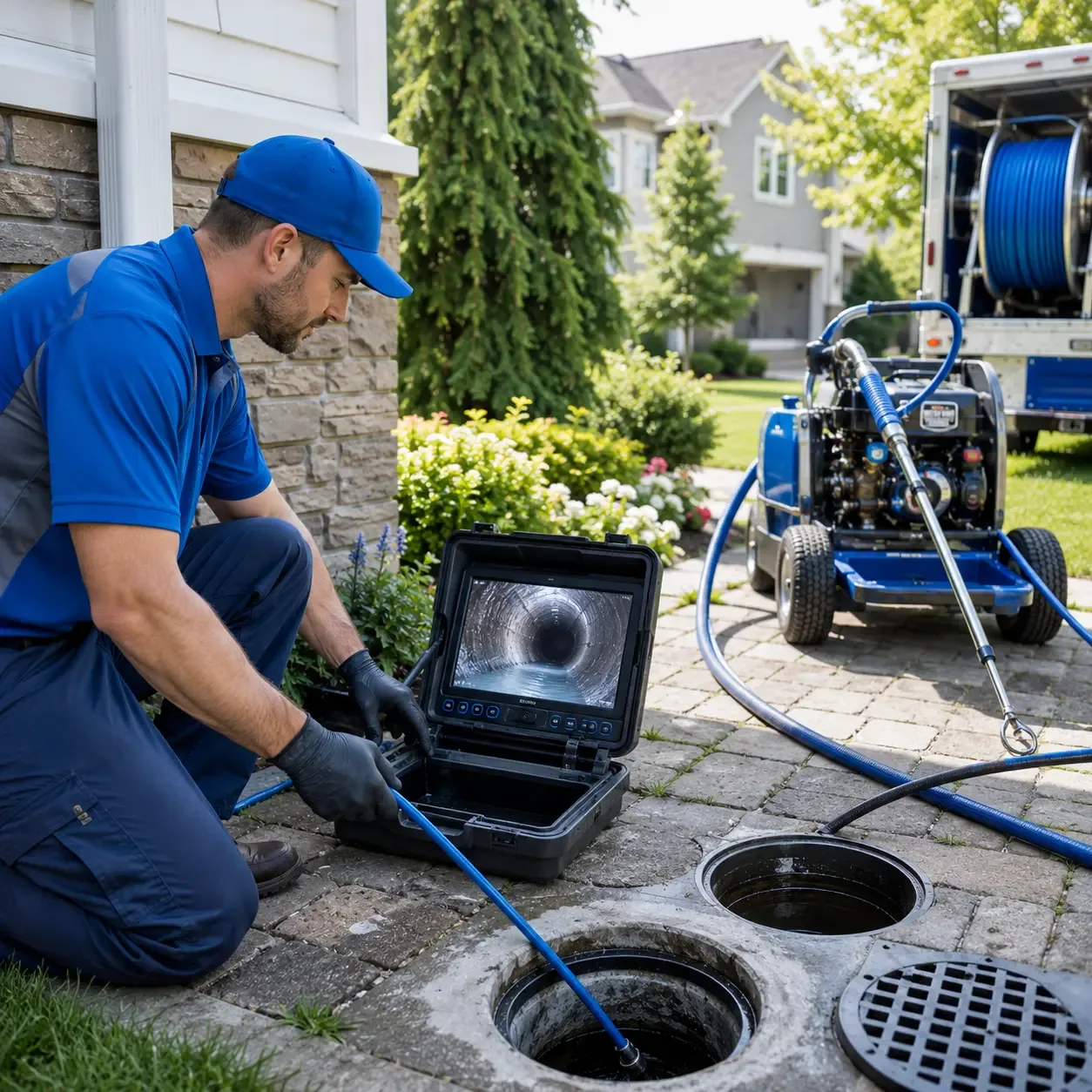 Outdoor drain cleaning professionals serving Gibson, IA